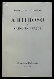 Copertina del libro A RITROSO E ZAINO IN SPALLA