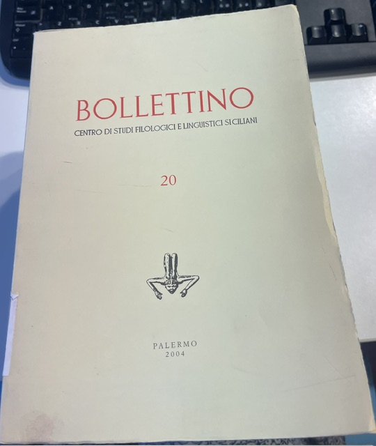 Copertina del libro Bolletino . Centro studi filologici e linguistici siciliani