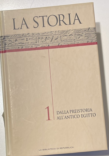 Copertina del libro Dalla preistoria all’antico Egitto