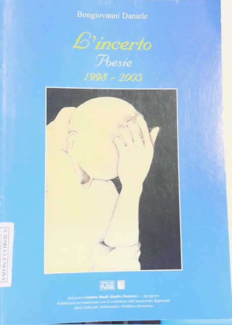 Copertina del libro L’incerto poesie