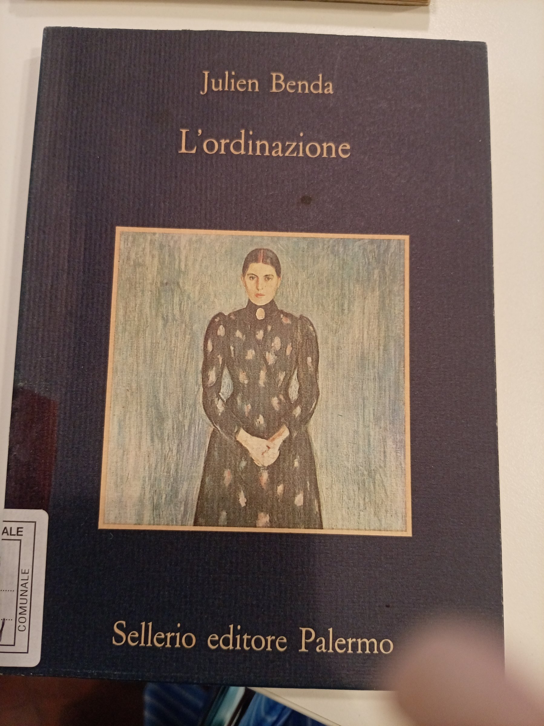 Copertina del libro L' ordinazione