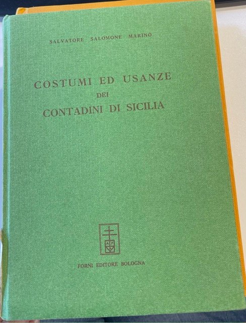Copertina del libro Leggende popolari siciliane - Costumi ed usanze dei contadini di Sicilia