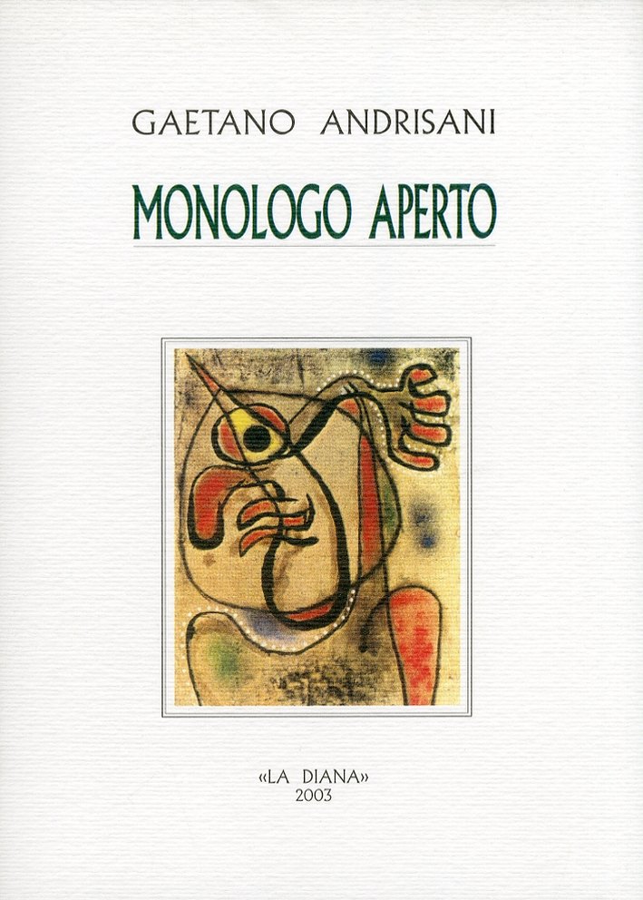Copertina del libro MONOLOGO APERTO