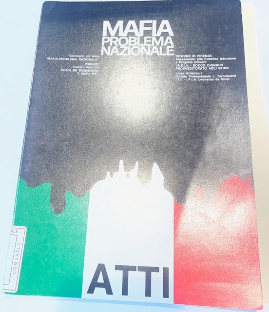 Copertina del libro Mafia, problema nazionale