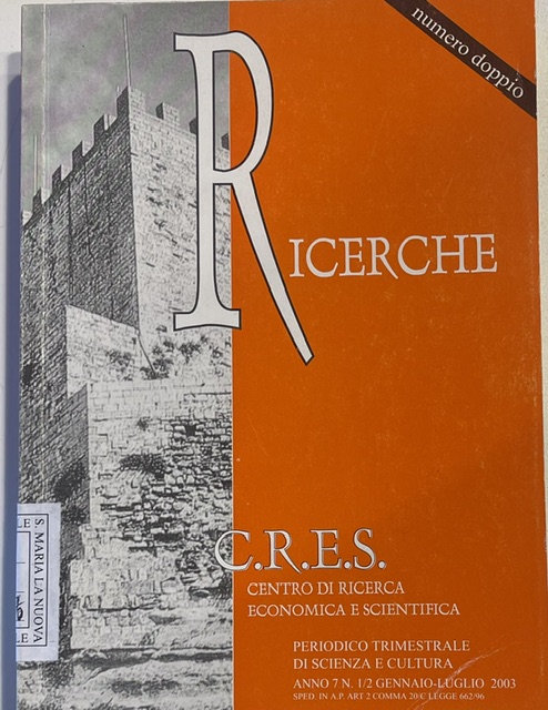 Copertina del libro Ricerche