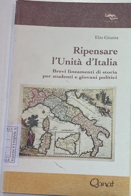 Copertina del libro Ripensare l’unità d’Italia