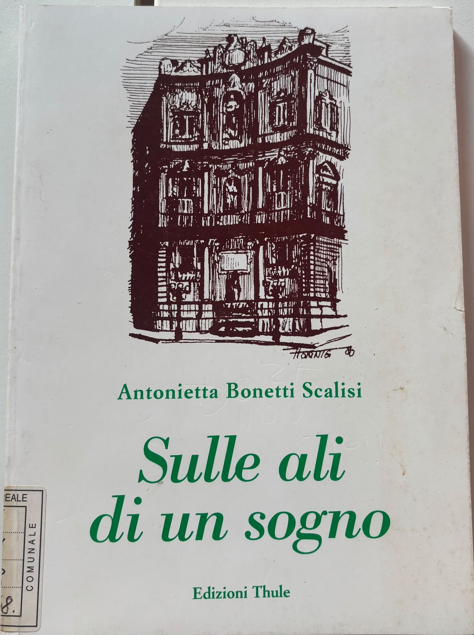 Copertina del libro SULLE ALI DI UN SOGNO
