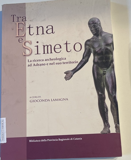 Copertina del libro Tra Etna e SImeto